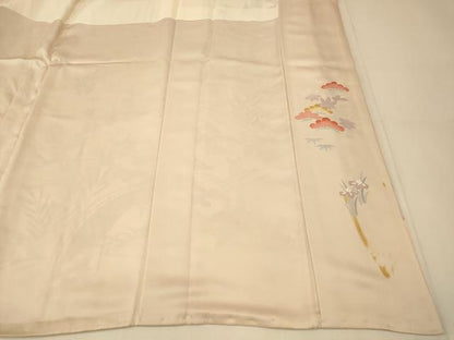 平和屋着物■訪問着　風景文　暈し染め　正絹　逸品　AABI5953fw