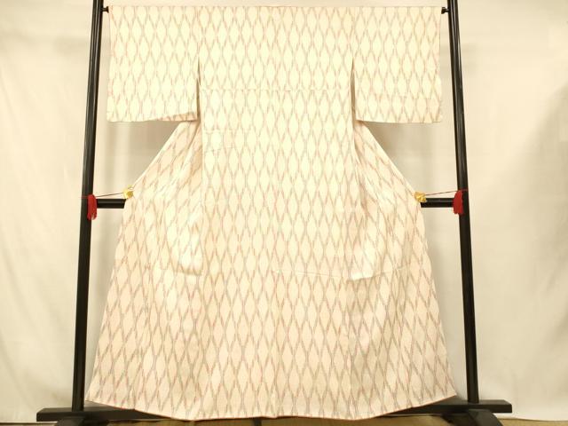 平和屋着物■上質な小紋　立涌文様　正絹　逸品　AABI5959fw