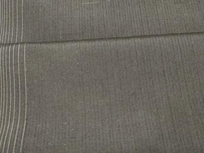 平和屋着物■上質な紬　霞間道　黒地　正絹　逸品　AABI5990fw