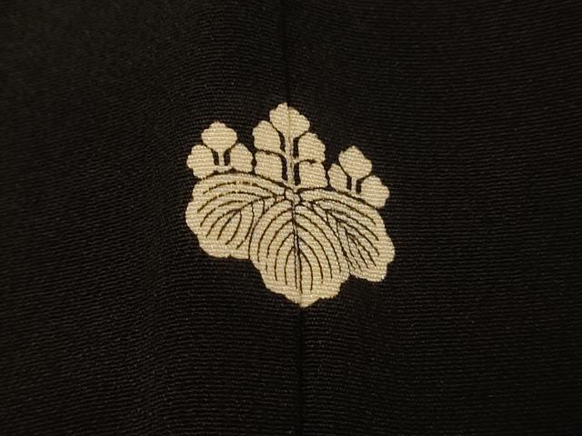 平和屋着物■豪華黒留袖　作家物　刺繍　孔雀文　暈し染め　金銀糸　銀彩　正絹　逸品　AABI5994fw