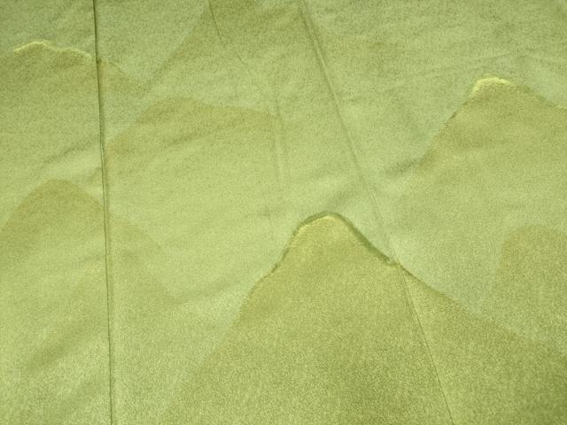 平和屋着物■豪華色留袖　刺繍　山重ね文　正絹　逸品　AABI6002fw
