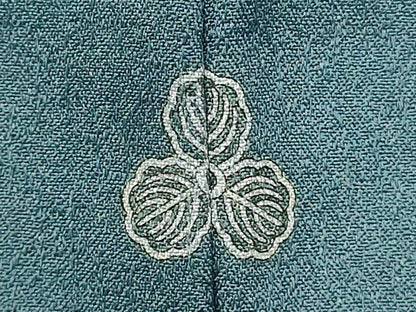 平和屋着物■訪問着　駒刺繍　葡萄の蔓丸文　金彩　正絹　逸品　AABI6008fw