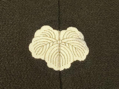 平和屋着物■豪華黒留袖　駒刺繍　天井松竹梅文　金銀彩　銀糸　正絹　逸品　AABI6012fw