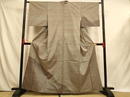 平和屋着物■訪問着 紬地 霞文 暈し染め 正絹 逸品 AABI6029fｗ