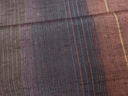 平和屋着物■上質な紬　間道　正絹　逸品　AABI6039fw