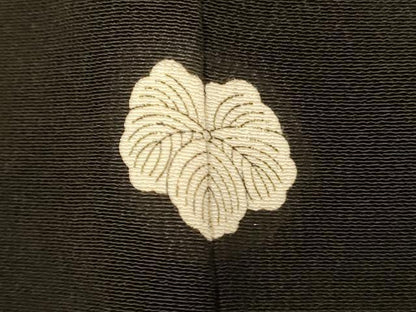 平和屋着物■豪華黒留袖　扇子枝花文　松　金彩　正絹　逸品　AABI6056fw