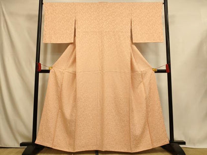 平和屋着物■上質な小紋　霞舞花文　暈し染め　やまと誂製　正絹　逸品　未使用　AABI6057fw