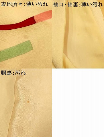 平和屋着物■上質な小紋　横段文　正絹　逸品　AABI6059fw