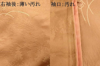 平和屋着物■訪問着　草花流水文　正絹　逸品　AABI6060fw