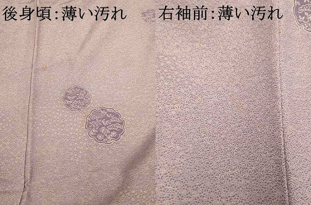 平和屋着物■江戸小紋　雪輪松竹梅文　正絹　逸品　AABI6061fw