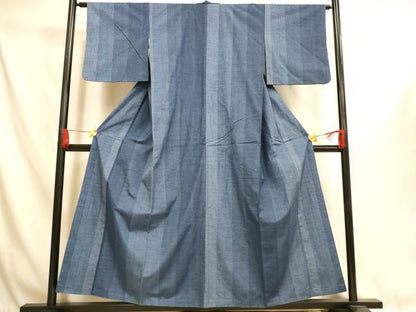 平和屋着物■上質な紬　間道　正絹　逸品　AABI6064fw