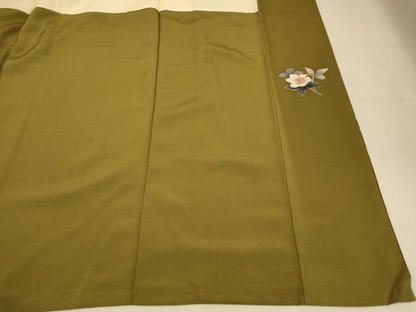 平和屋着物■訪問着　作家物　枝花文　暈し染め　正絹　逸品　AABI6066fw