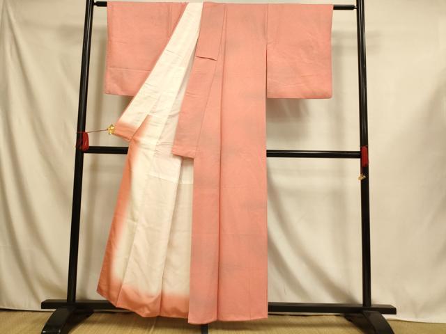 平和屋着物■上質な小紋　霞文　暈し染め　正絹　逸品　AABI6067fw