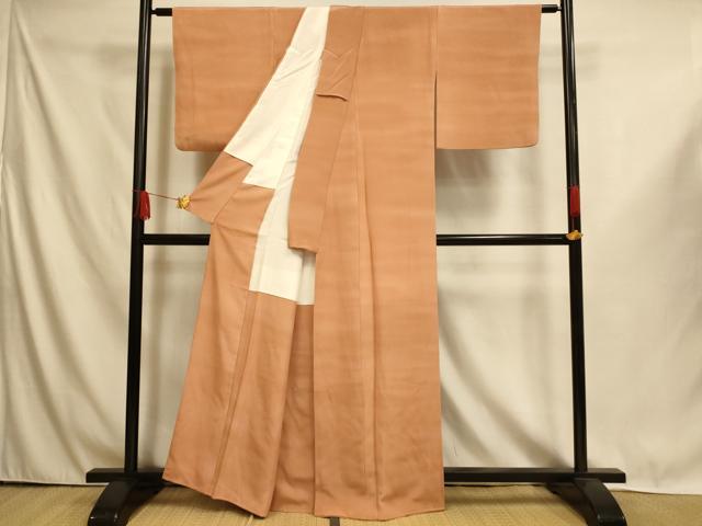平和屋着物■上質な小紋　作家物　霞文　暈し染め　正絹　逸品　AABI6068fw