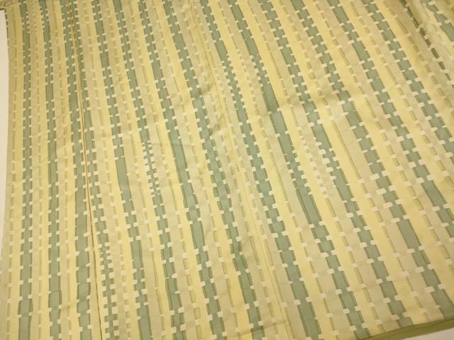 平和屋着物■上質な小紋　間道　鬼しぼ縮緬　正絹　逸品　AABI6069fw