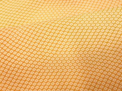 平和屋着物■お召　霞鹿の子文　正絹　逸品　AABI6075fw
