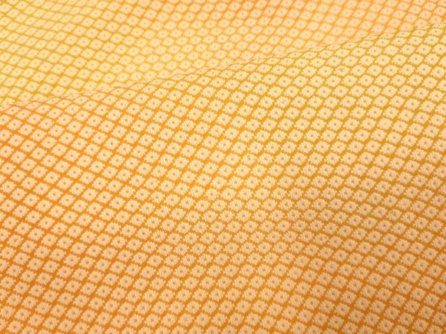 平和屋着物■お召　霞鹿の子文　正絹　逸品　AABI6075fw