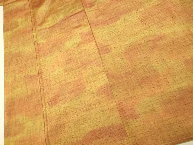 平和屋着物■上質な紬　霞文　暈し染め　正絹　逸品　未使用　AABI6077fw
