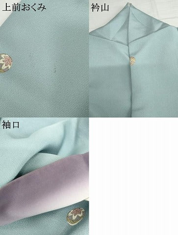平和屋着物●上質な小紋　鈴　毬　正絹　逸品　AABI6081cs