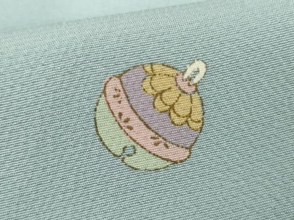 平和屋着物●上質な小紋　鈴　毬　正絹　逸品　AABI6081cs