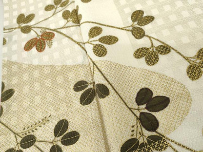平和屋着物●訪問着　刺繍　萩　金彩　鈴乃屋扱い　正絹　逸品　AABI6090cs