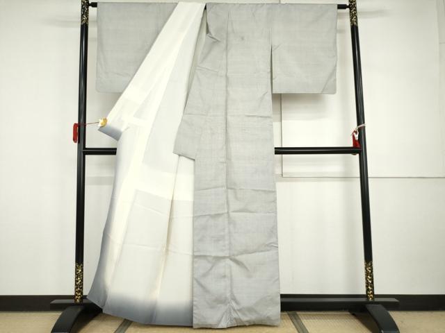 平和屋着物●本場大島紬　白大島　カタス9マルキ　東武百貨店扱い　正絹　逸品　AABI6094cs