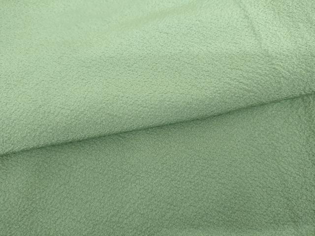 平和屋着物●上質な色無地　青磁色　正絹　逸品　AABI6096cs