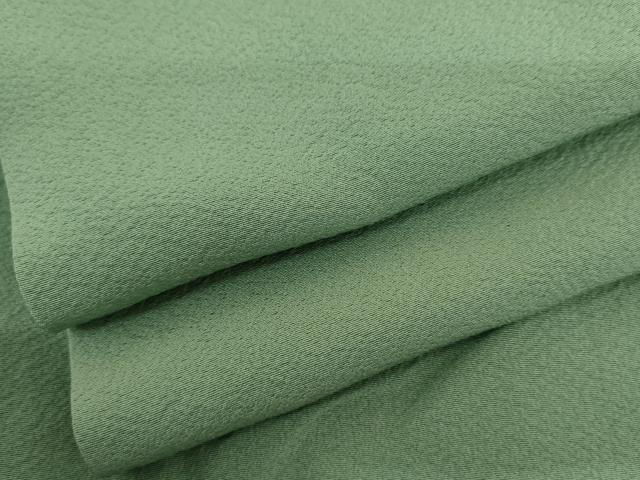 平和屋着物●上質な色無地　青磁色　正絹　逸品　AABI6096cs