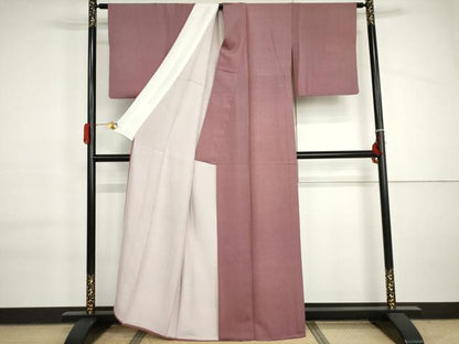 平和屋着物▽江戸小紋　単衣　角通し　正絹　逸品　AABI6157cs
