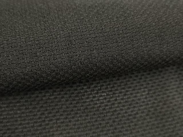 平和屋着物▽男性　長羽織　スリーシーズン　春夏秋　塵除け　黒地　正絹　逸品　AABI6159cs