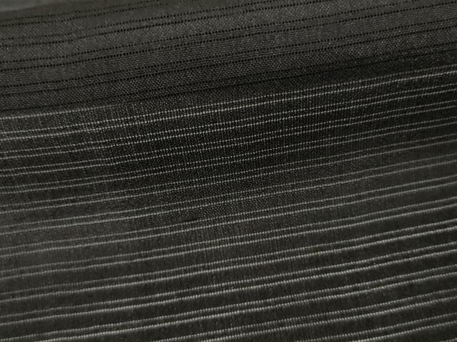 平和屋着物▽男性　長羽織　スリーシーズン　春夏秋　塵除け　黒地　正絹　逸品　AABI6164cs