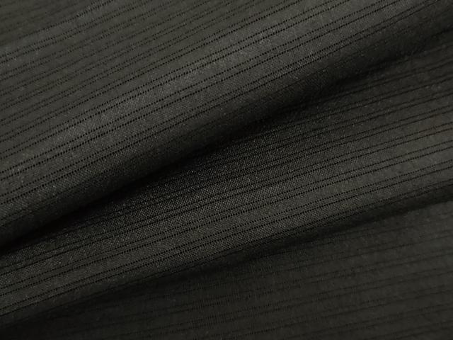 平和屋着物▽男性　長羽織　スリーシーズン　春夏秋　塵除け　黒地　正絹　逸品　AABI6164cs