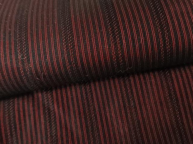 平和屋着物▽道行コート　スリーシーズン　春夏秋　塵除け　縞　正絹　逸品　AABI6168cs