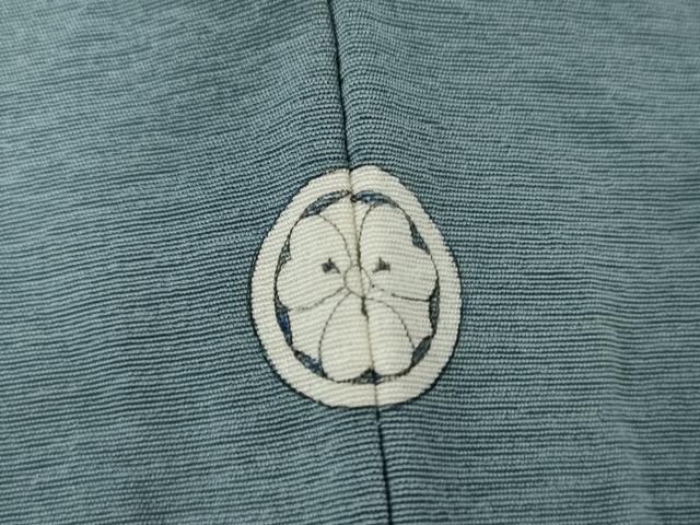 平和屋着物▽加賀友禅の巨匠　初代　由水十久監修　色無地　単衣　薄縹色　正絹　逸品　AABI6175cs