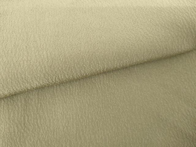 平和屋着物▽上質な色無地　単衣　若芽色　正絹　逸品　AABI6182cs