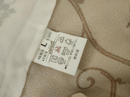 平和屋着物▽小紋　単衣　花唐草文　洗える着物　AABI6183cs