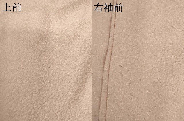 平和屋着物▽上質な色無地　単衣　虹色　正絹　逸品　AABI6197cs
