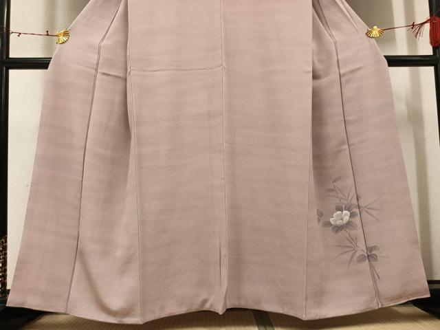 平和屋着物●上質な小紋　霞文　暈し染め　正絹　逸品　AABI6201ph