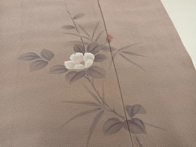 平和屋着物●上質な小紋　霞文　暈し染め　正絹　逸品　AABI6201ph