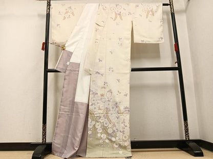 平和屋着物●訪問着　辻が花　暈し染め　洗える着物　未使用　AABI6204ph