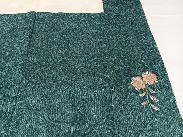 平和屋着物●訪問着　作家物　絞り　辻が花　正絹　逸品　AABI6207ph