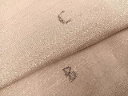 平和屋着物●上質な紬　アルファベット　正絹　逸品　AABI6212ph