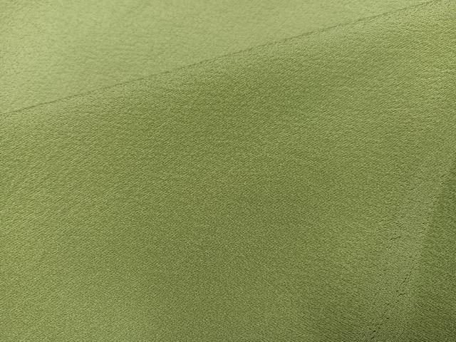 平和屋着物●上質な色無地　柳茶色　正絹　逸品　AABI6222ph