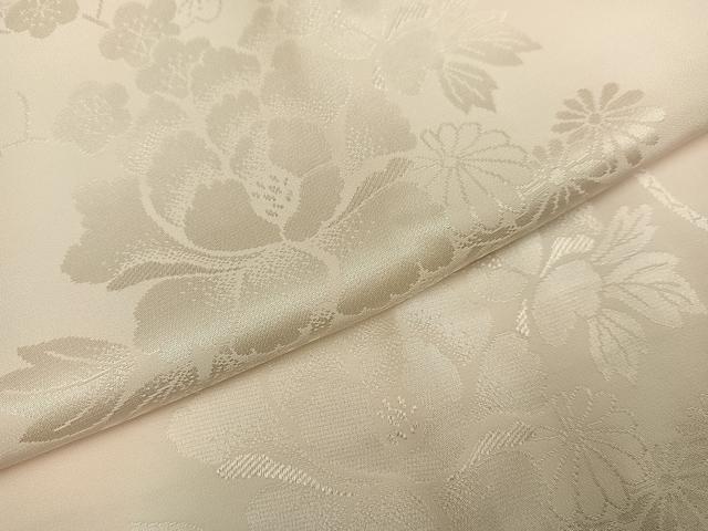 平和屋着物●振袖用長襦袢　袷　花車地紋　暈し染め　正絹　逸品　AABI6254ph