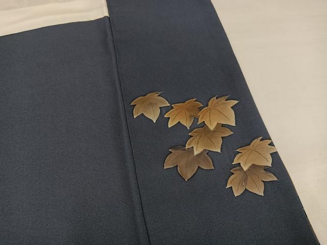 平和屋着物●訪問着　ろうけつ染　楓文　さが美扱い　正絹　逸品　AABI6255ph