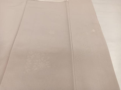 平和屋着物●訪問着　駒刺繍　流水花文　暈し染め　金彩　正絹　逸品　AABI6289ph