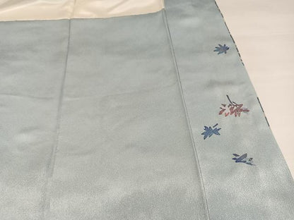 平和屋着物●訪問着　作家物　三辻与四昭　草木文　正絹　逸品　AABI6300ph