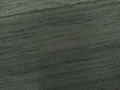 平和屋着物●男性　紬　アンサンブル　色無地　山鳩色　正絹　逸品　AABI6307ph