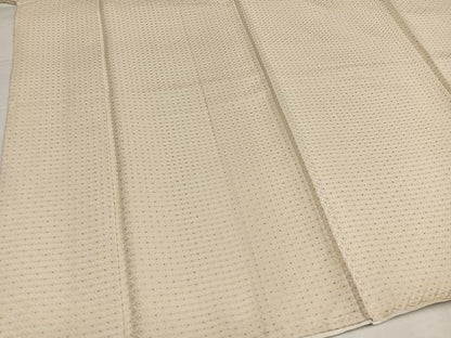 平和屋着物●男性　白紋付・羽織セット　菱　金糸　正絹　逸品　未使用　AABI6308ph