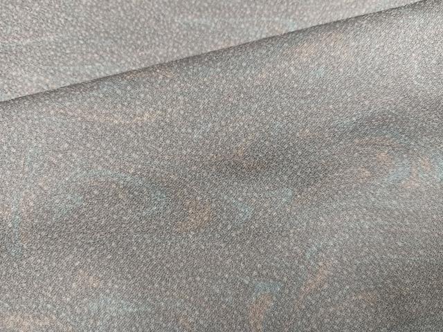 平和屋着物●上質な小紋　墨流し文様　高島屋扱い　正絹　逸品　未使用　AABI6309ph